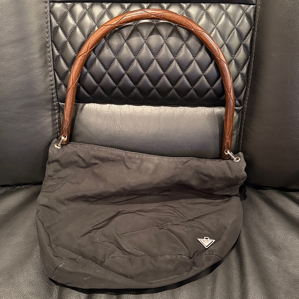 Bottega Veneta Wood Handle Hobo